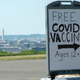 A sign advertising a free vaccine drive at a clinic held on May 19 outside the Washington School for Girls in southeast Washington.